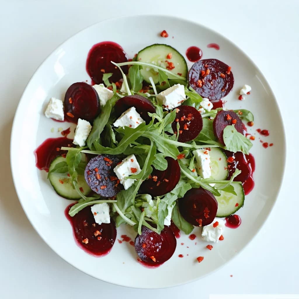 Beet Salad with Feta & Cucumber
