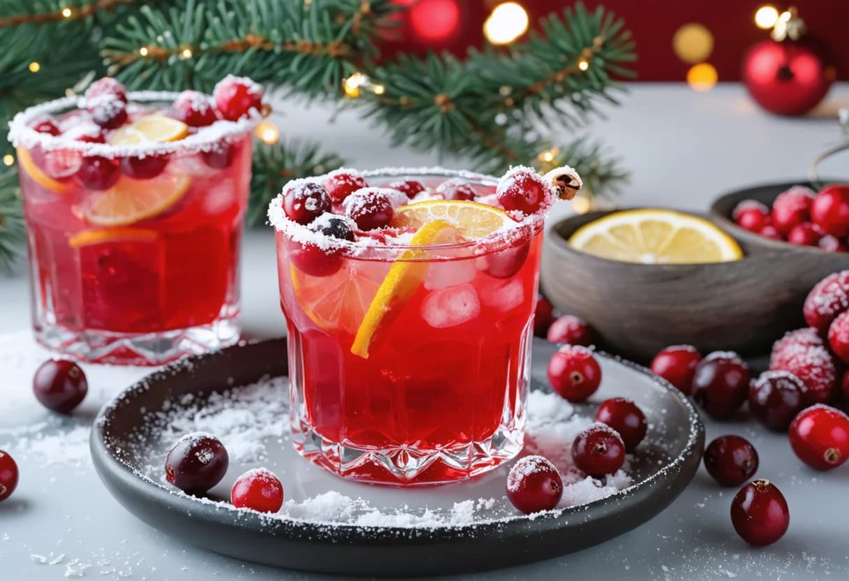 Cranberry Lemon Sparkler (Alcohol-Free)