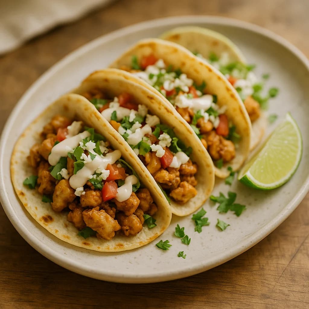 Easy weeknight chicken tacos